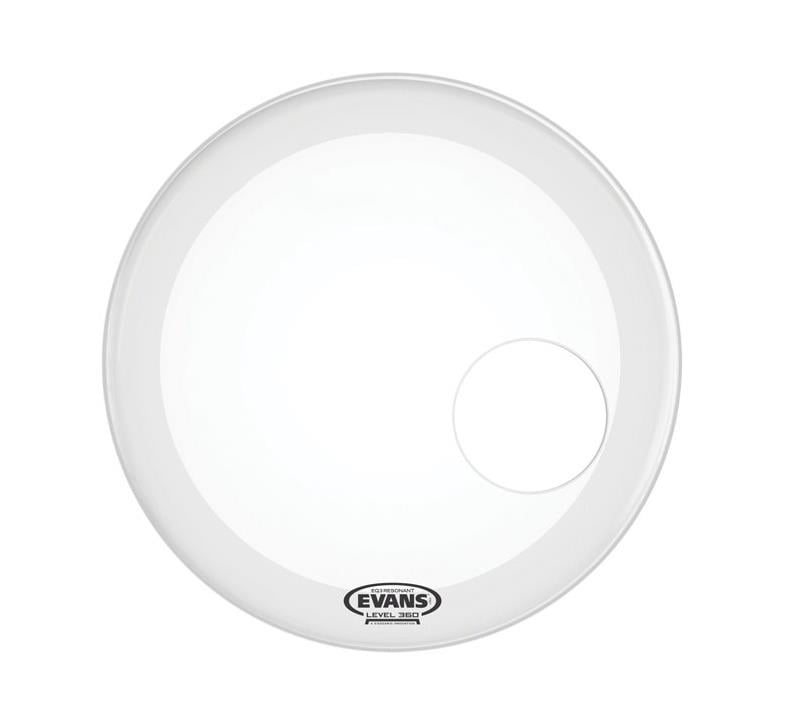 EVANS BD22RGCW 22" DERİ RESONANT CTD BEYAZ 6