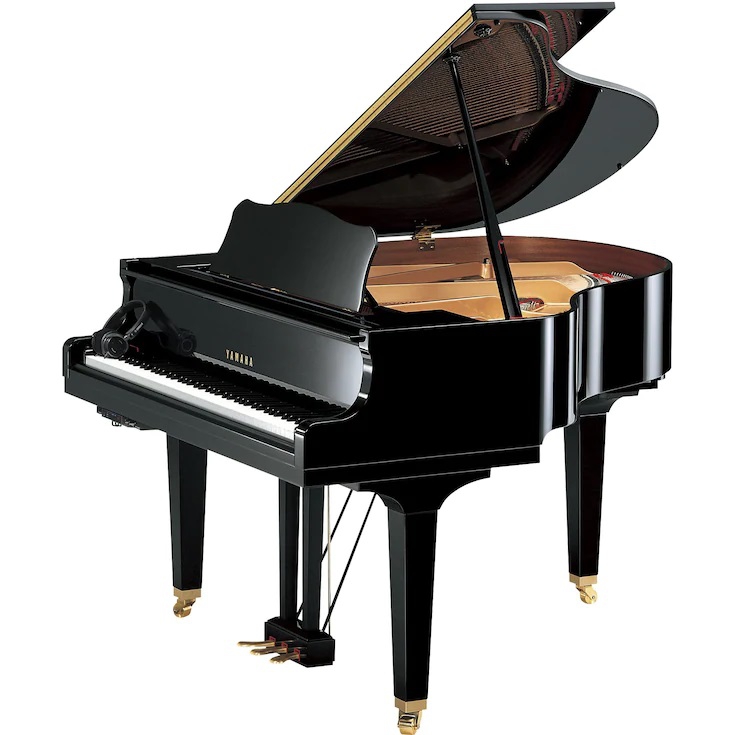 Yamaha GB1 KSC3 Silent Akustik Kuyruklu Piyano (Parlak Siyah) 1