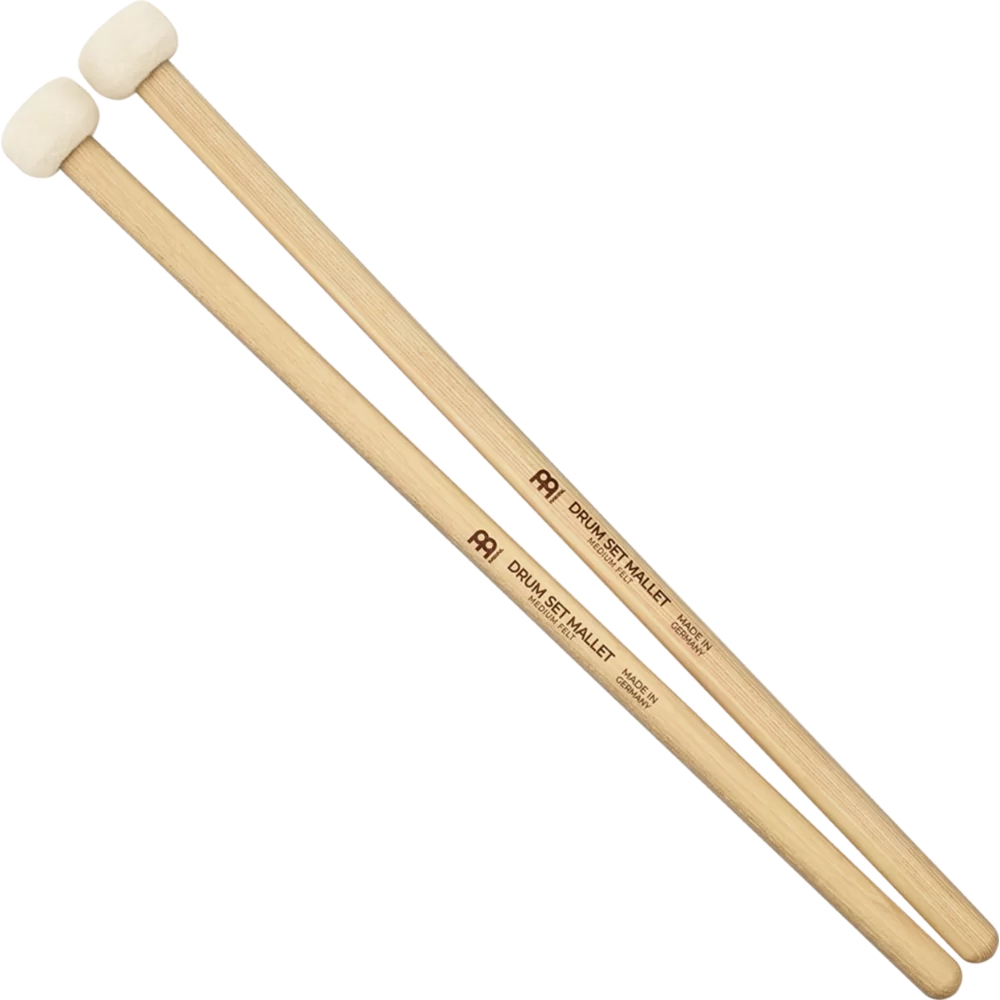 Meinl SB401 Drum Set Mallet Medium  Felt Tip (5A Hickory Handle) 1