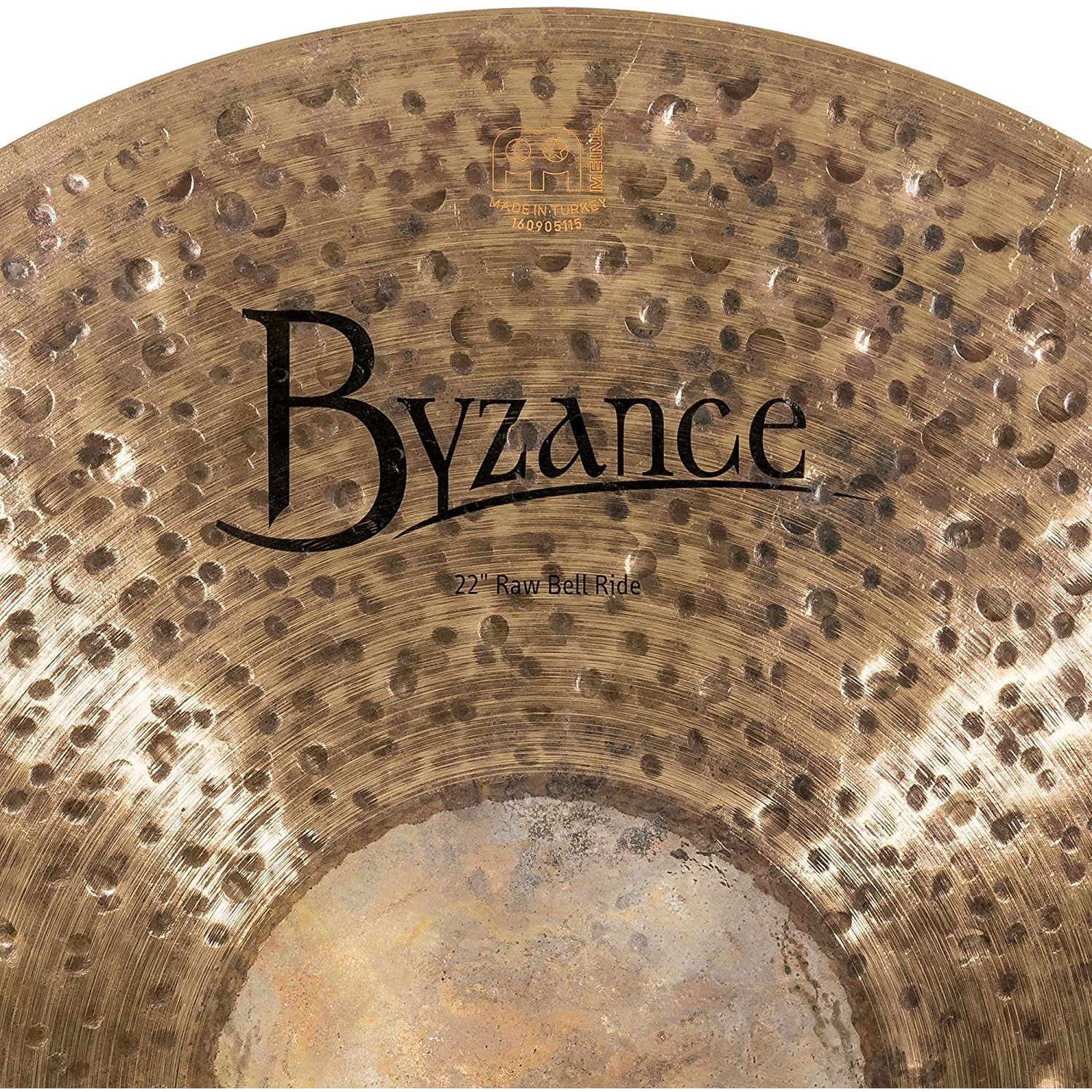Meinl Byzance 22 Inch Raw Bell Ride Zil 3