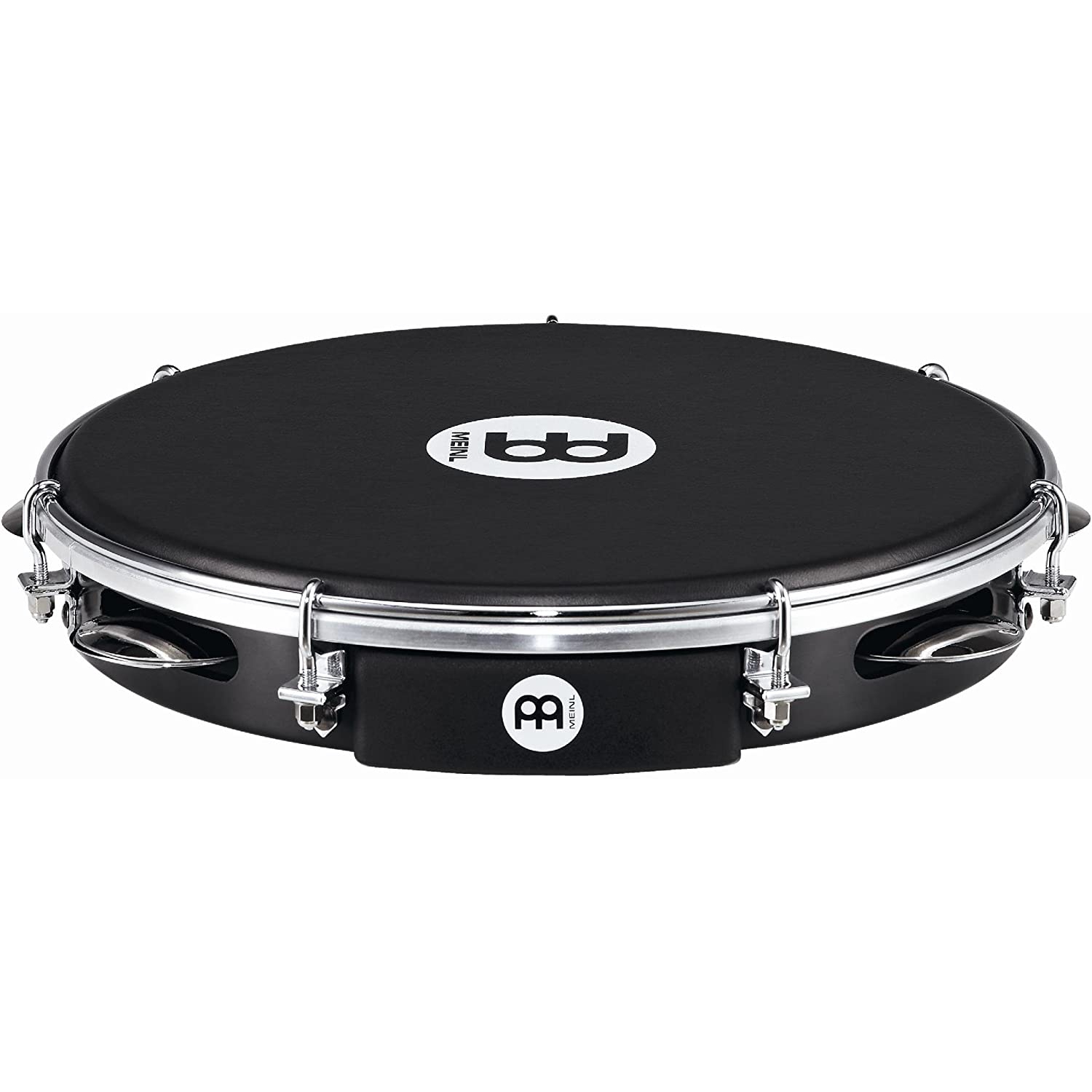 Meinl PA10ABS-BK-NH Pandeiro Napa Head 10'' Tamburin (Siyah) 2