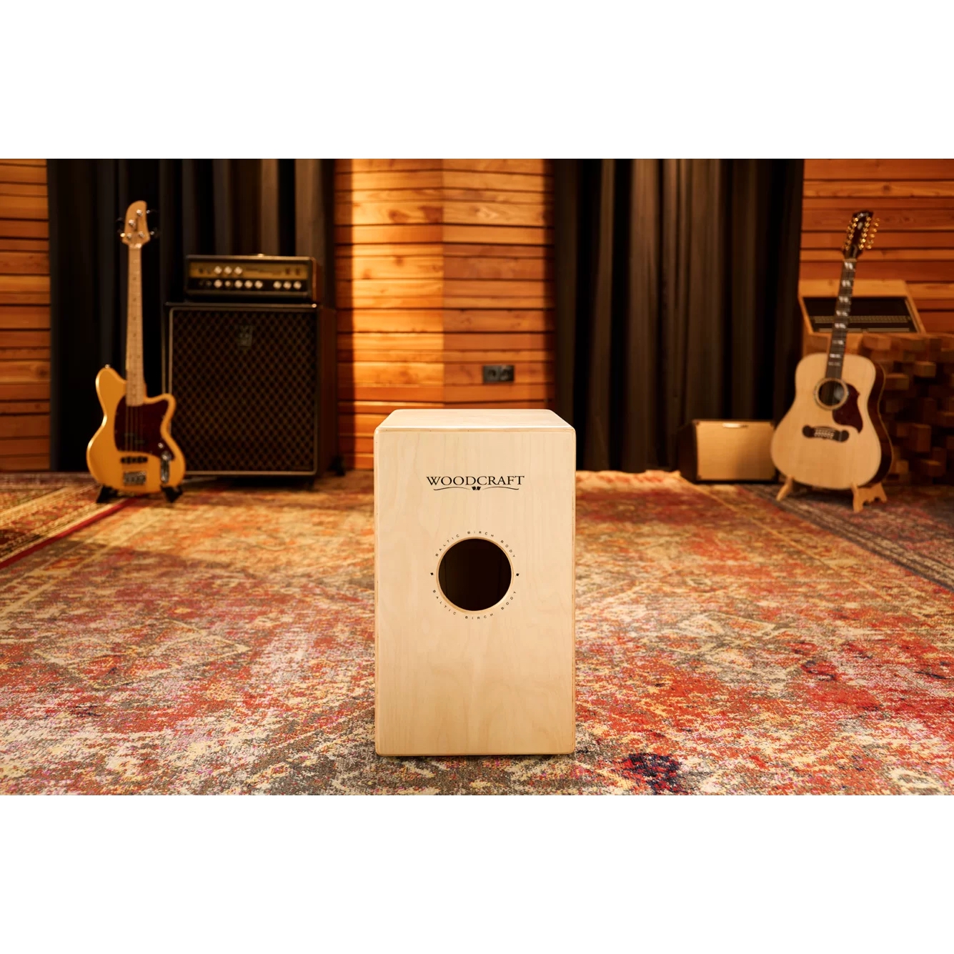 Meinl WC100EB Frontplate Woodcraft Baltic Birch Cajon (Espresso Burst) Wc100eb 6