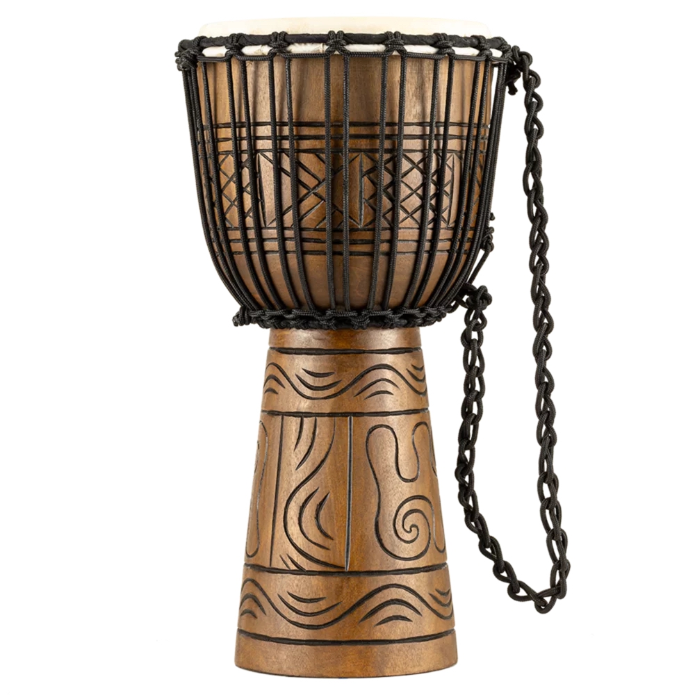 Meinl HDJ17-M Artifact Series 10" Djembe  (Wood Brown) 2