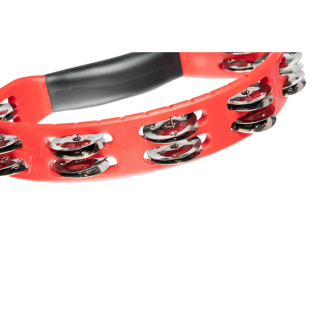 Meinl HTMT1R Stainless Steel Jingles Headliner Range Hand Tamburin (Kırmızı) 5