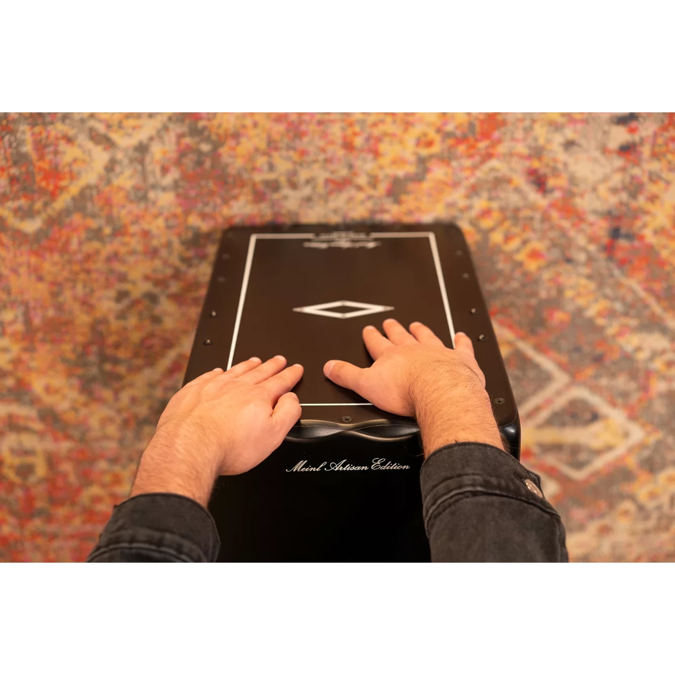 Meinl AETLSBK Artisan Edition Tango Line Cajon (Siyah) 6