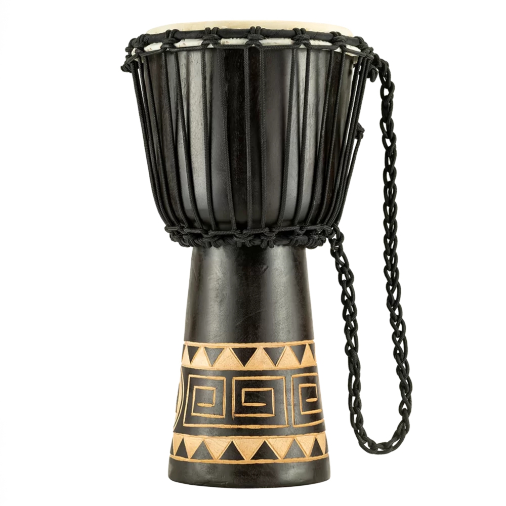Meinl HDJ1-S Carving African Style 8" Djembe (Dark Brown) 2