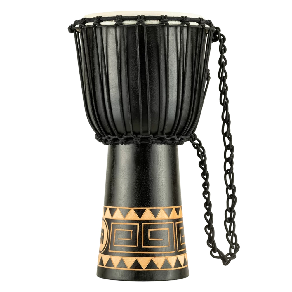 Meinl HDJ1-M Carving African Style 10" Djembe (Dark Brown) 2