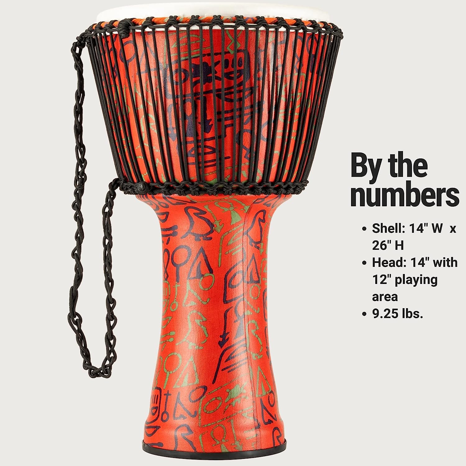 Meinl PADJ1-XL-F Travel Series 14" Djembe (Pharaohs) 2