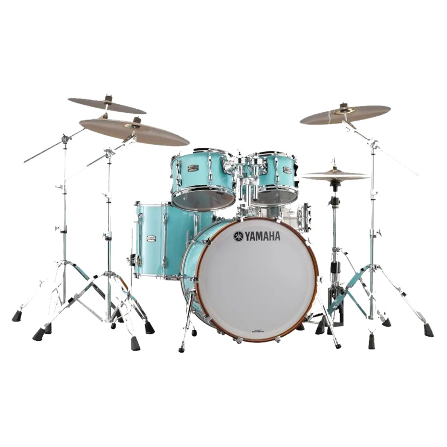 Yamaha Recording Custom Rock 22" Akustik Davul (Surf Green) 1