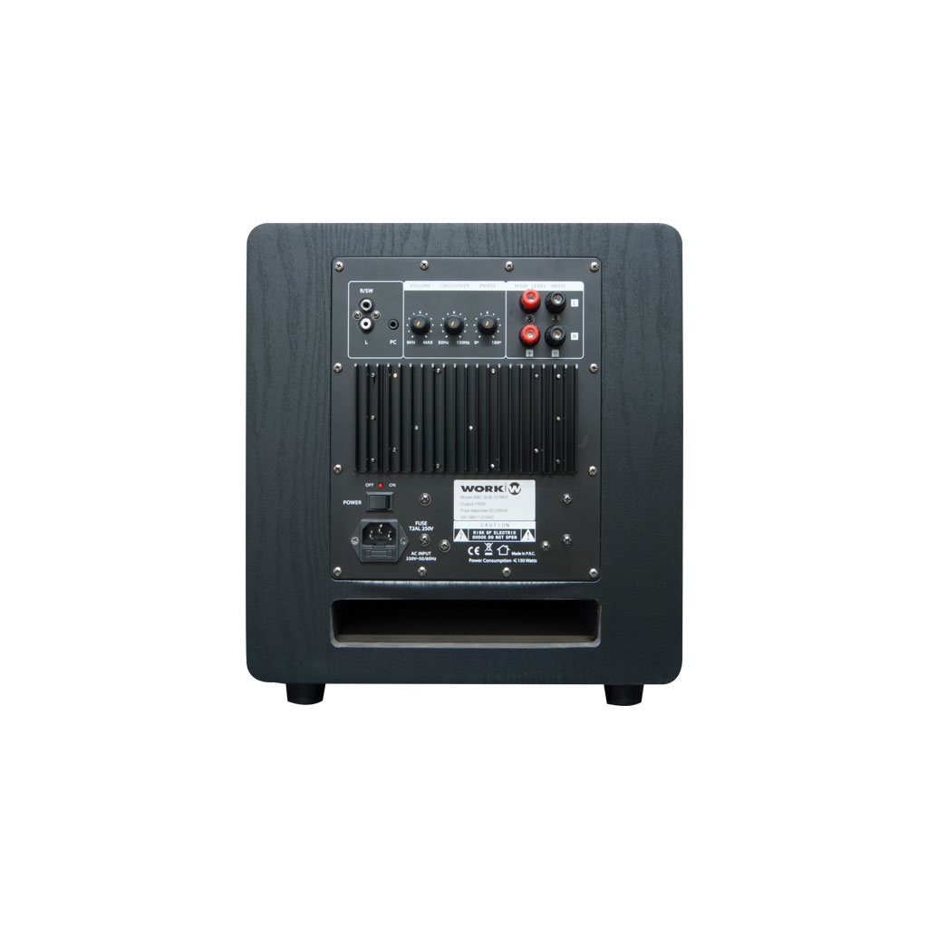 Work ARC SUB 10 MKII Aktif Subwoofer Hoparlör (Siyah) 3