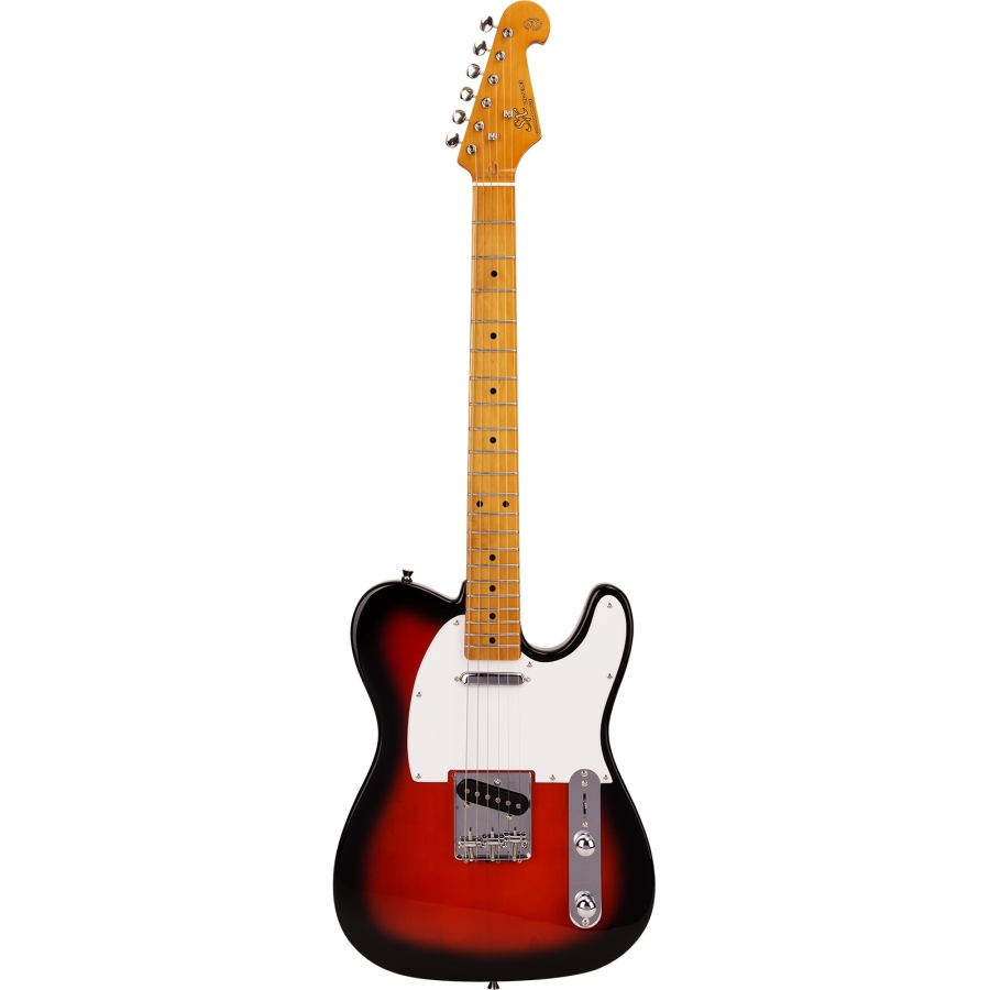 SX Telecaster Elektro Gitar (2-Tone Sunburst) 1