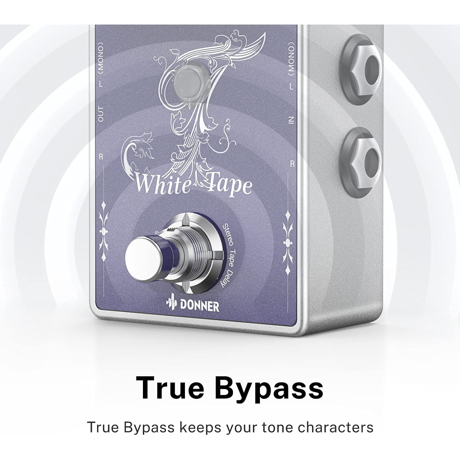 Donner Versatility Delay Pedal Time Effect Pedalı (Synthesizer/Gitar/Drum Machine Uyumlu) 5