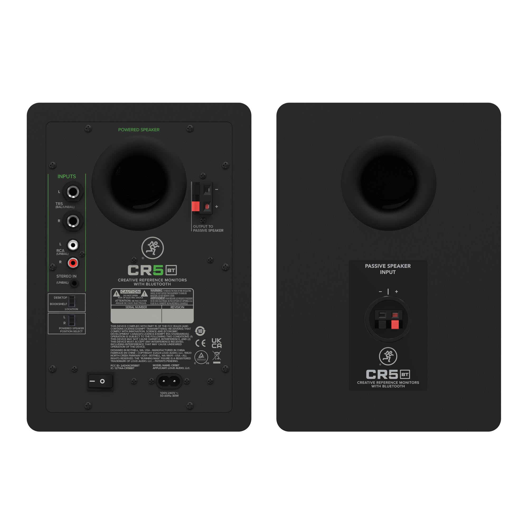 Mackie CR5BT Aktif Bluetooth Multimedya Monitör Hoparlör (Çift) 4