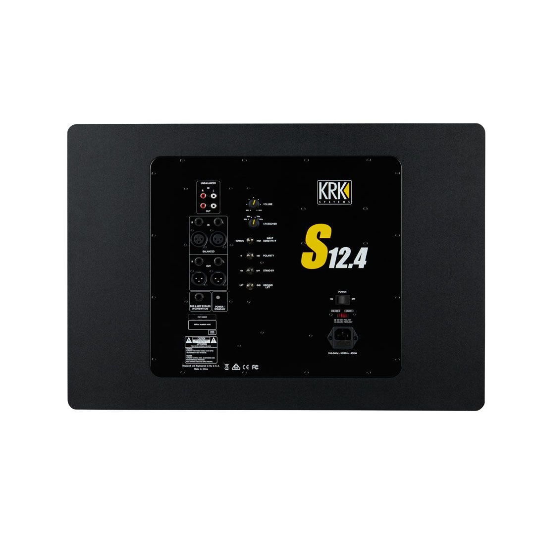 KRK S12.4 12" Studio Subwoofer 3