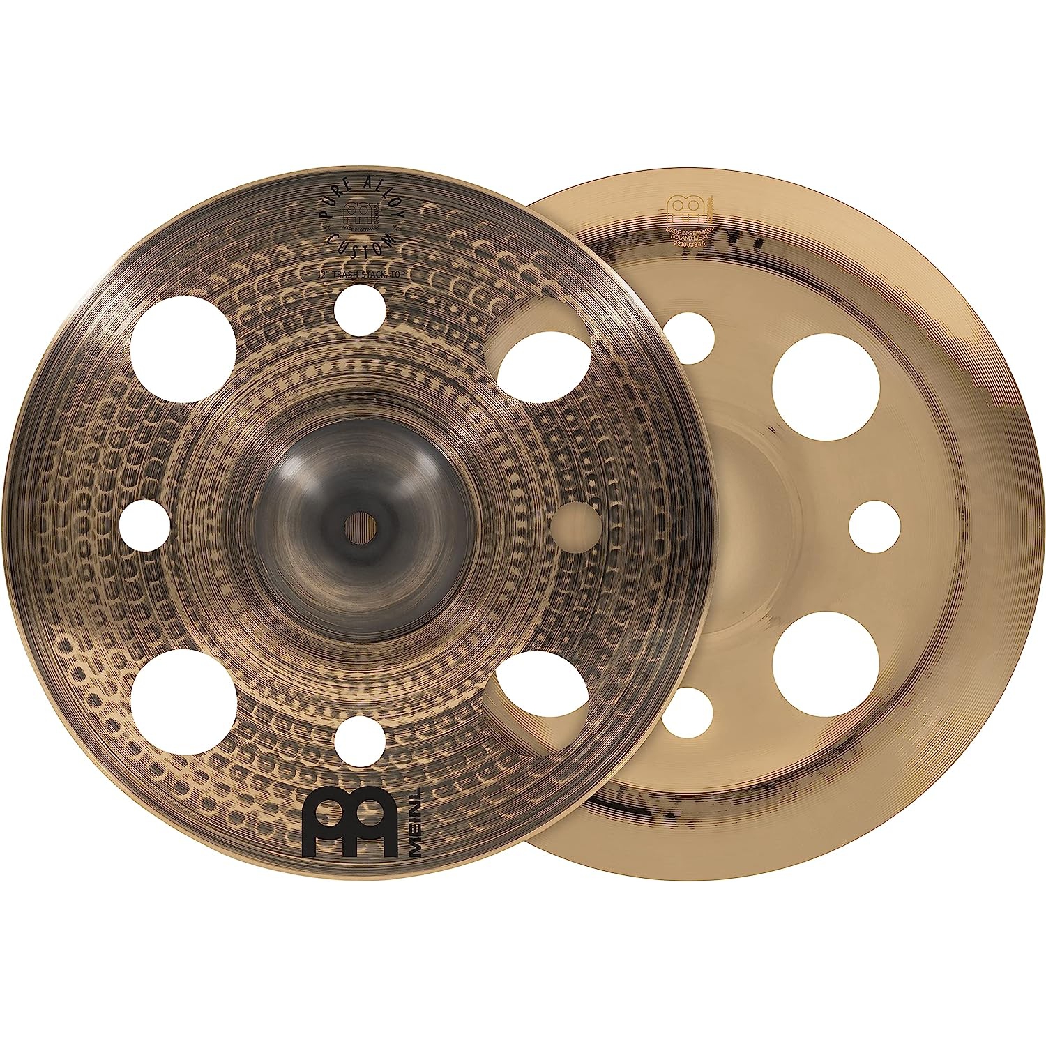 Meinl PAC-12STK 12" Pure Alloy Custom Trash Stack Zil (Çift) 1