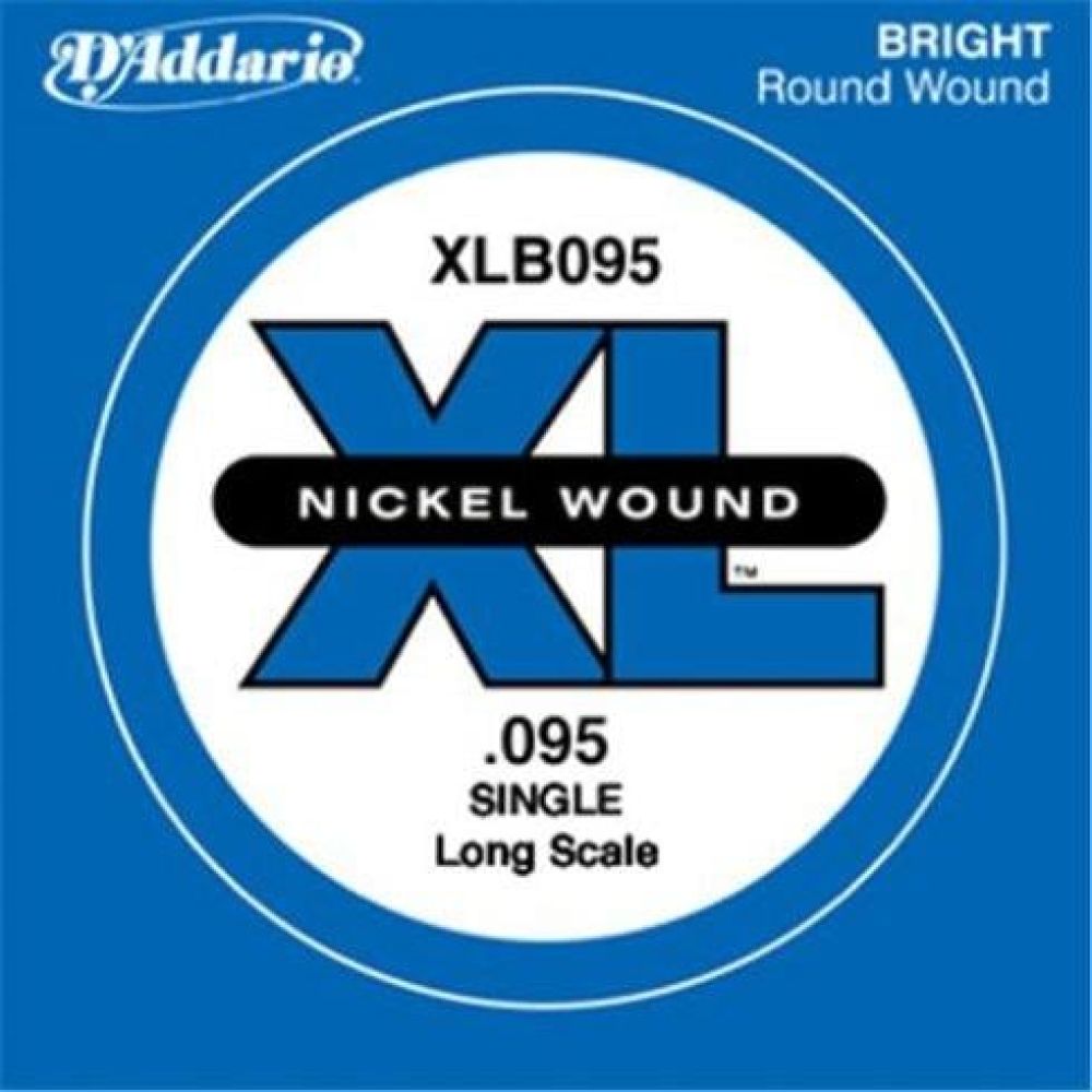 Daddario Xlb095 Bass Tek Tel E (Mi) Xl Nickel Wound 0.095 4