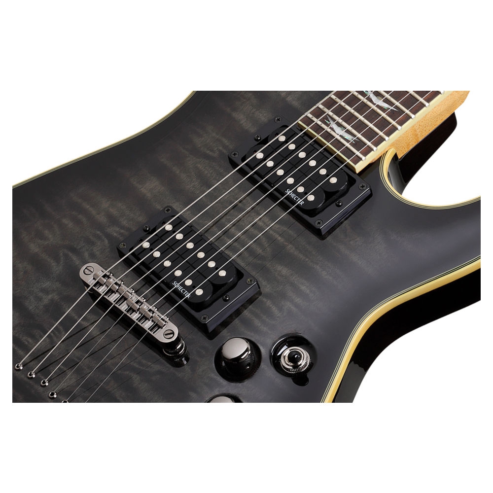 Schecter Omen Extreme 6 Elektro Gitar (See-Thru Black) 2