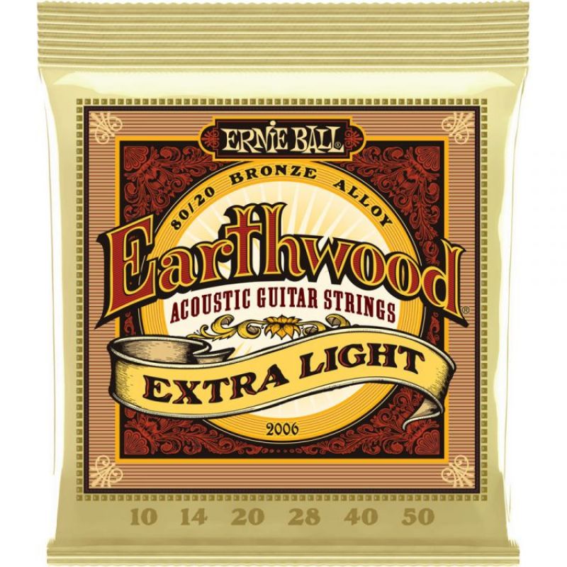 Ernie Ball P02006 Extra Light 10-50 Akustik Gitar Teli 1