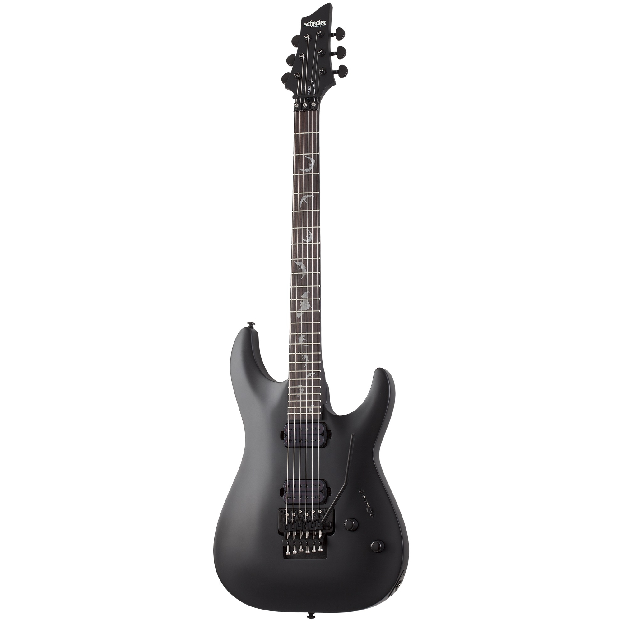 Schecter Damien-6 FR Elektro Gitar (Mat Siyah) 1