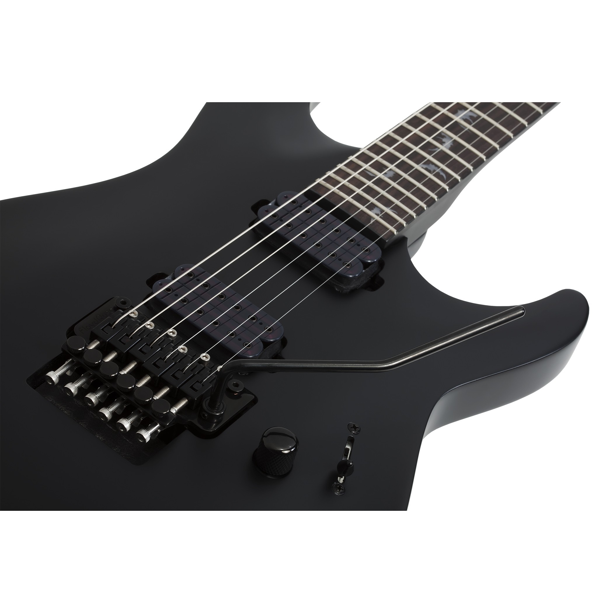 Schecter Damien-6 FR Elektro Gitar (Mat Siyah) 3