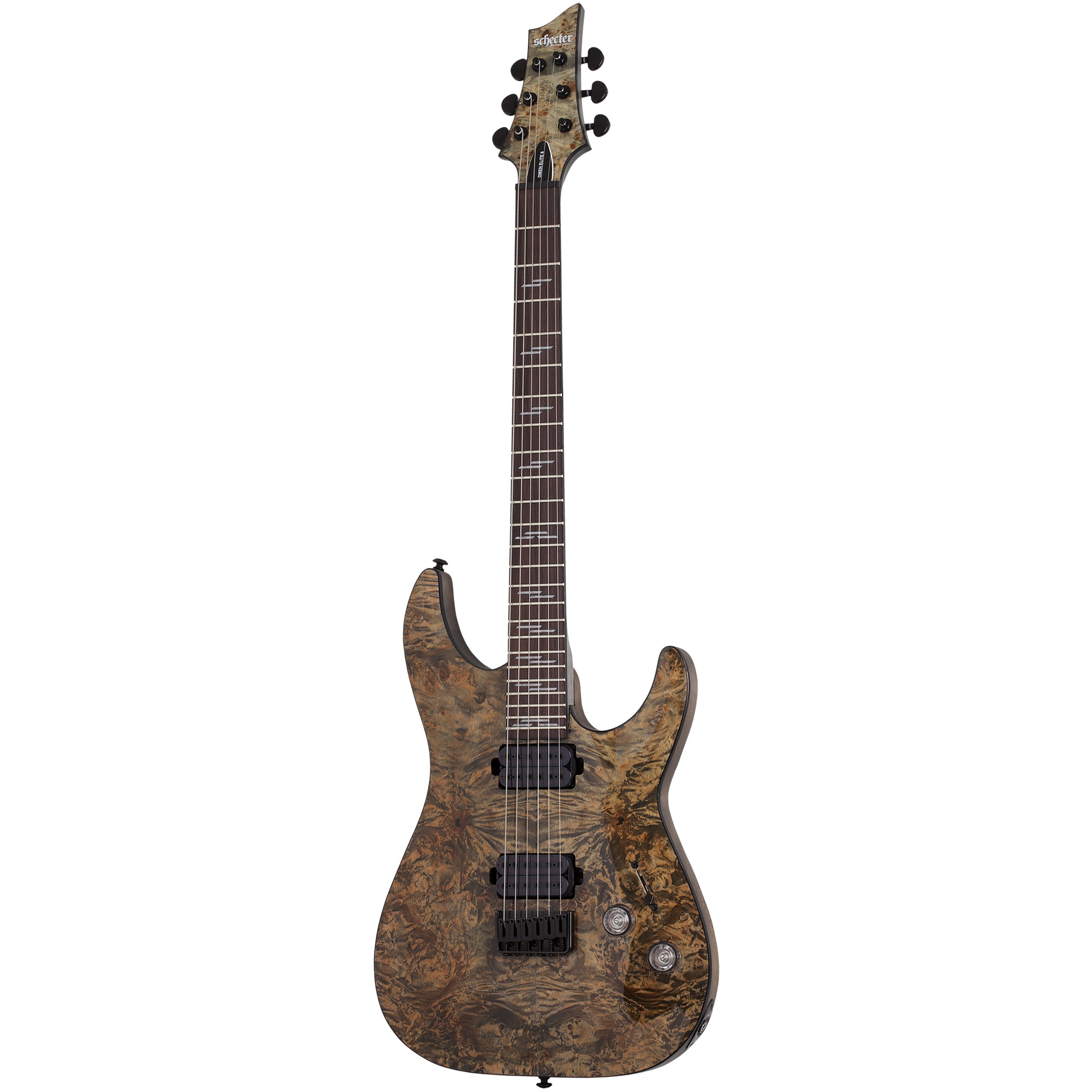Schecter Omen Elite-6 Elektro Gitar (Charcoal) 1