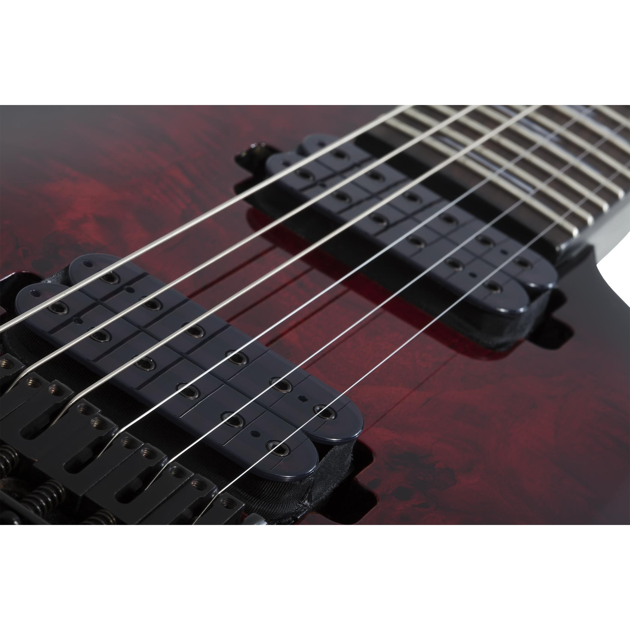 Schecter Omen Elite-6 Elektro Gitar (Black Cherry Burst) 3