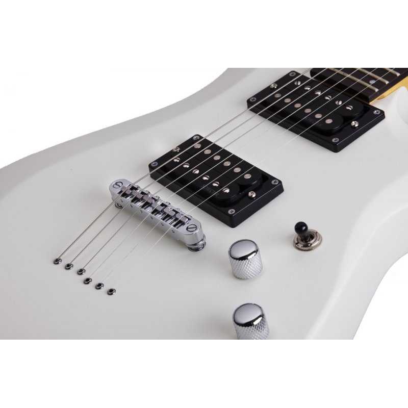 Schecter C-6 Deluxe Elektro Gitar (Satin White) 2
