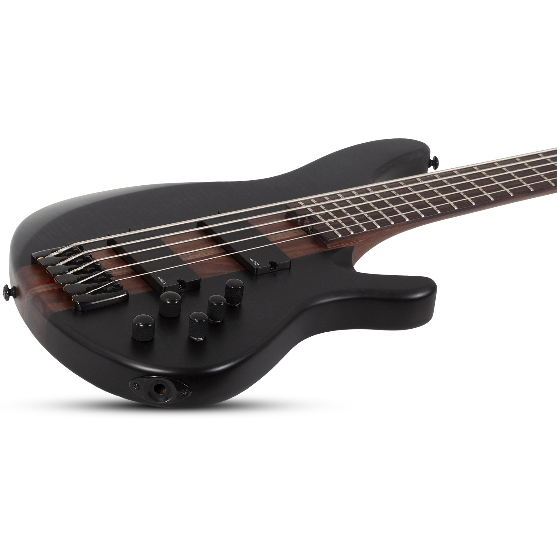Schecter Charles Berthoud CB Series 5 Telli Bas Gitar (See Thru Black Satin) 2