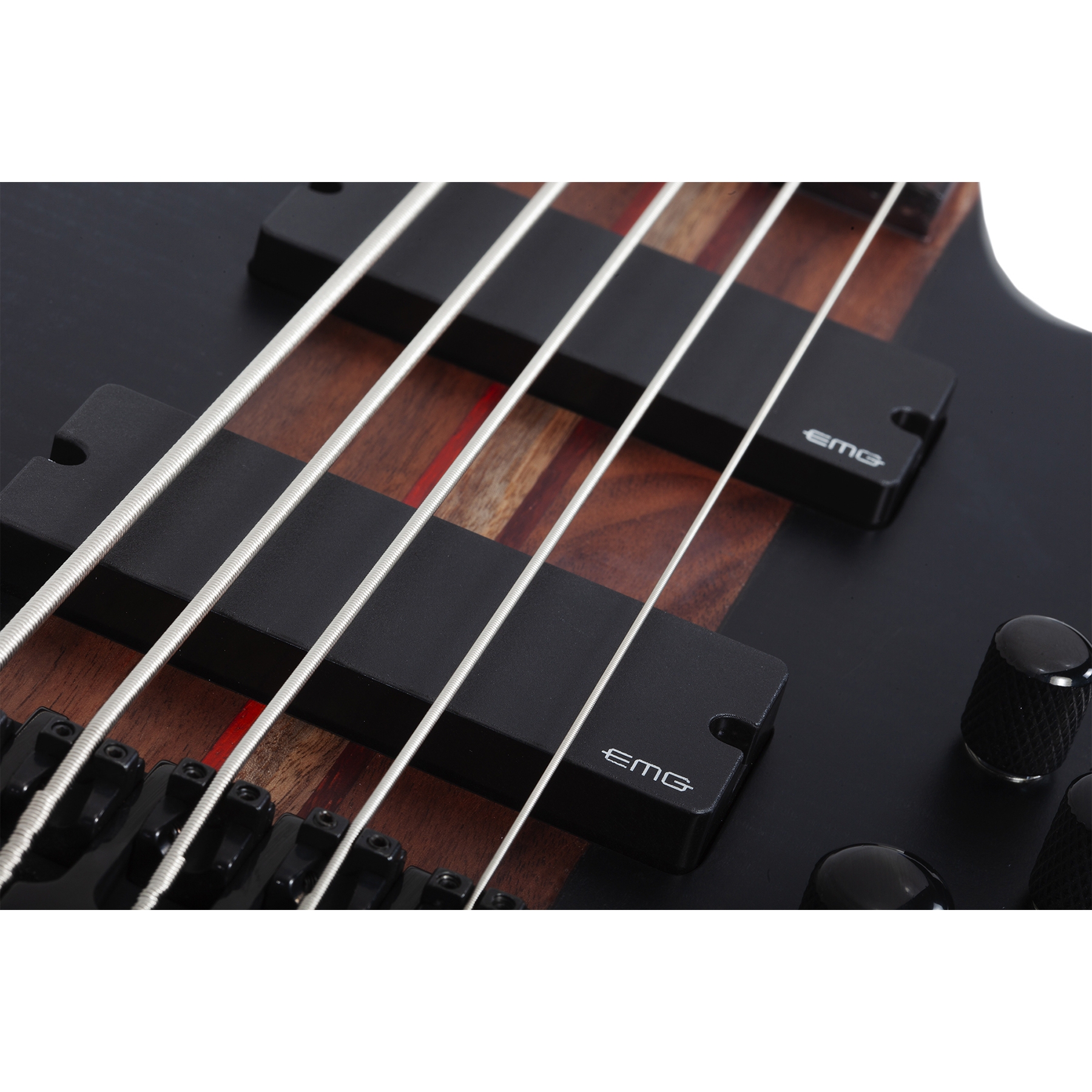 Schecter Charles Berthoud CB Series 5 Telli Bas Gitar (See Thru Black Satin) 3