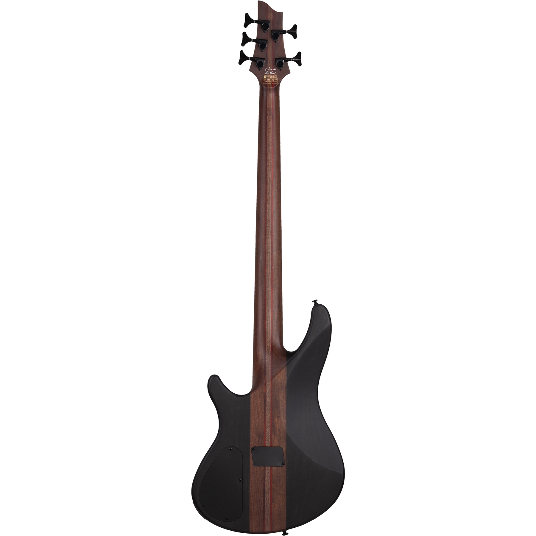 Schecter Charles Berthoud CB Series 5 Telli Bas Gitar (See Thru Black Satin) 10