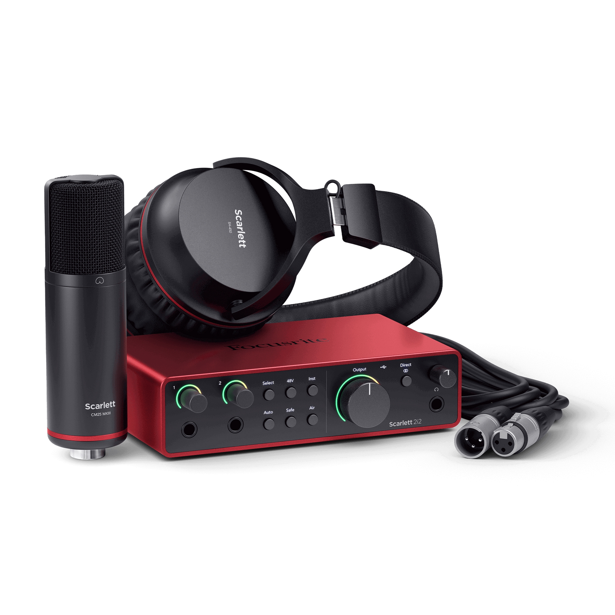 Focusrite Scarlett 2i2 Studio Gen 4 Kayıt Paketi 1