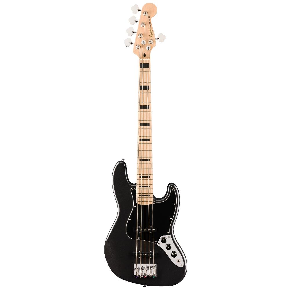 Squier Affinity Active Jazz Bass V Akçaağaç Klavye BPG Black Metallic Bas Gitar 1