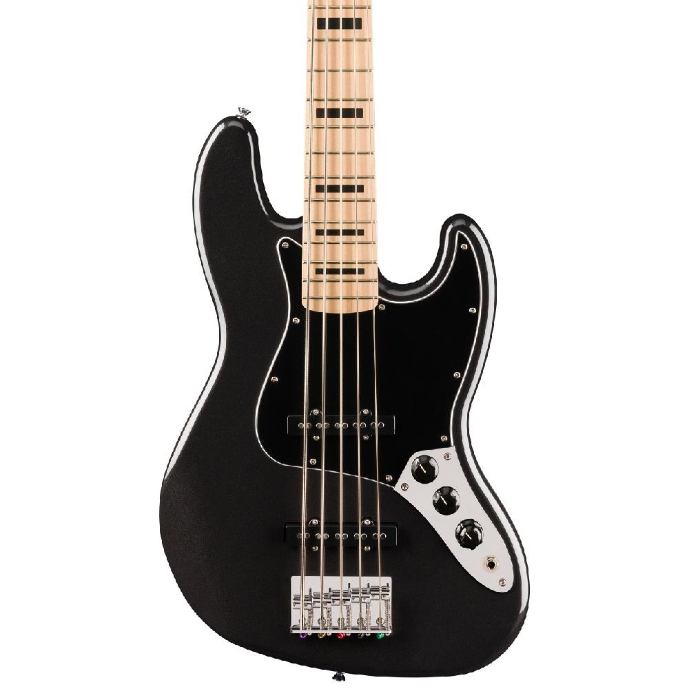 Squier Affinity Active Jazz Bass V Akçaağaç Klavye BPG Black Metallic Bas Gitar 3