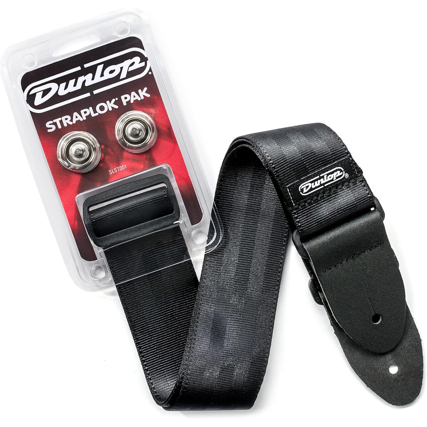 Jim Dunlop SLST001 Straplok Pak Askı ve Dual Design Straplock Seti 1