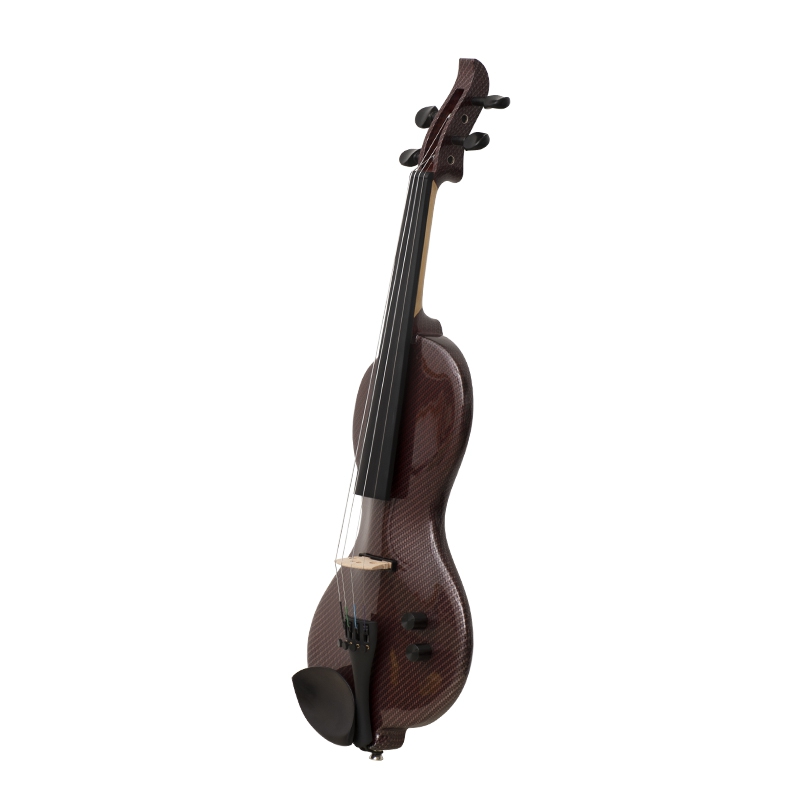 Kinglos CWDS-R1311 Dark Red Carbon Fiber4/4 Elektro Keman 2