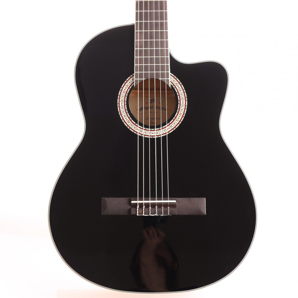 Miguel Angela MA1C-BK Siyah Cutaway Klasik Gitar 1