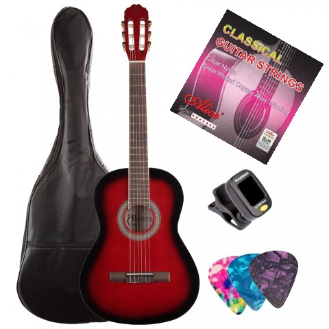 ALMİRA MG917-RDS Tam Boy Yetişkin Klasik Gitar Seti 1