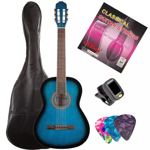 ALMİRA MG917-BLS Tam Boy Yetişkin Klasik Gitar Seti 1