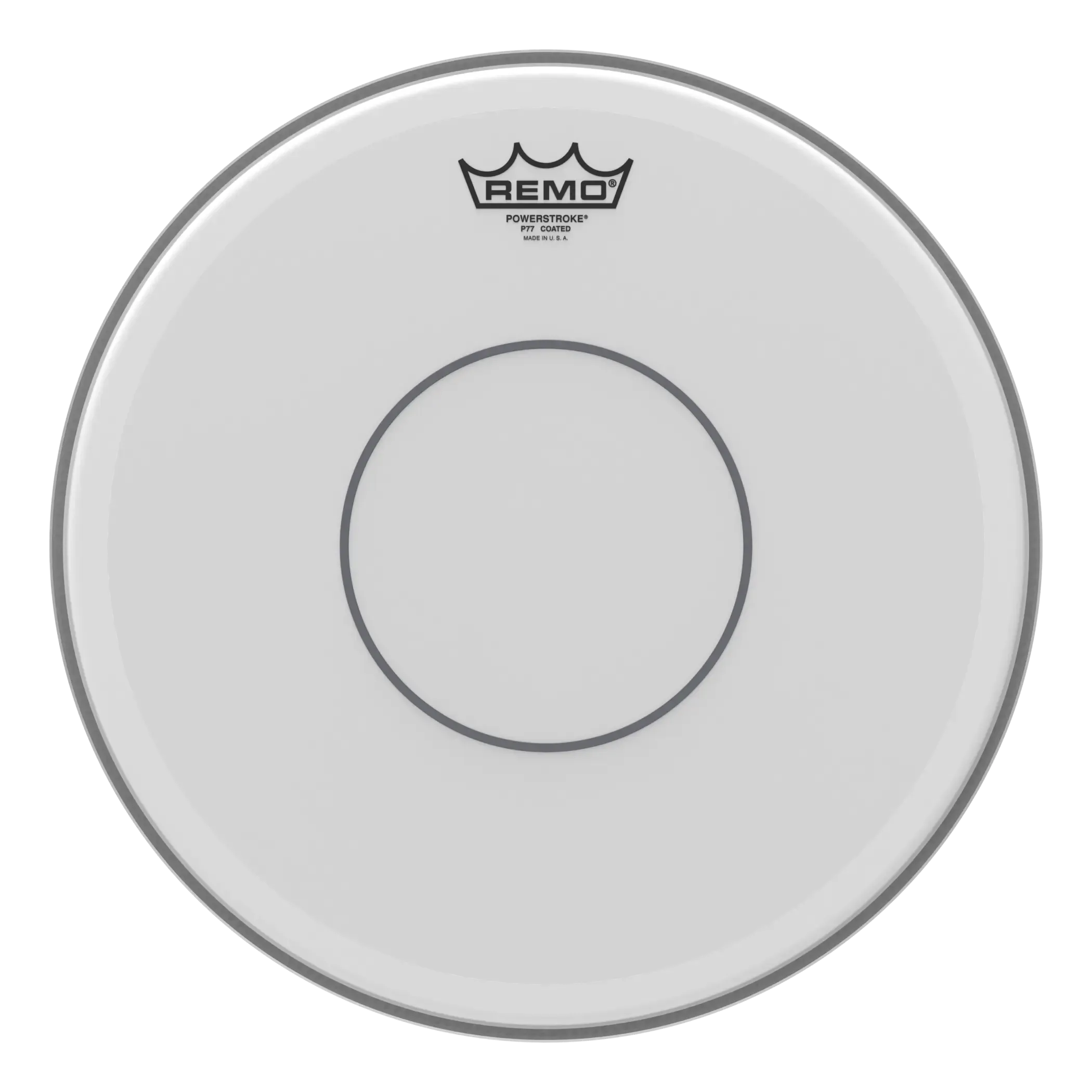 REMO POWERSTROKE® 77 COATED CLEAR DOT 14 İnç Trampet Derisi 1