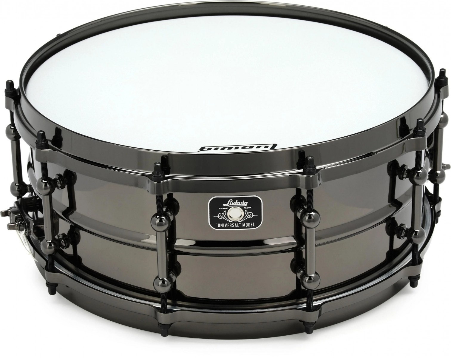 Ludwig LU5514BRDIR Universal Black Brass 5.5 x 14 İnç Trampet 1