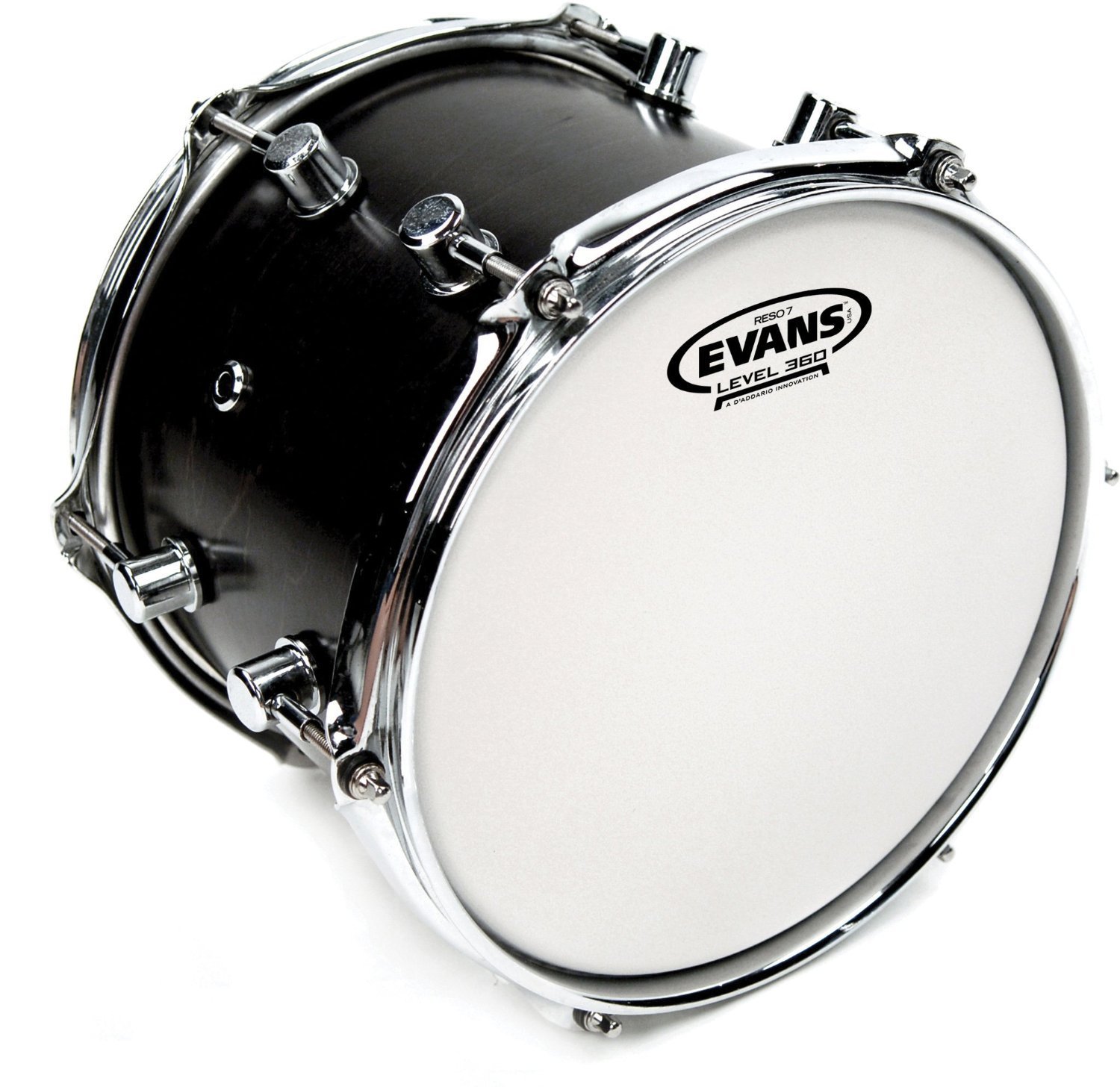 EVANS B08RES7 8" DERİ RESO7 TOM ALT KUMLU BEYAZ TEK KAT (7 MİL) 1