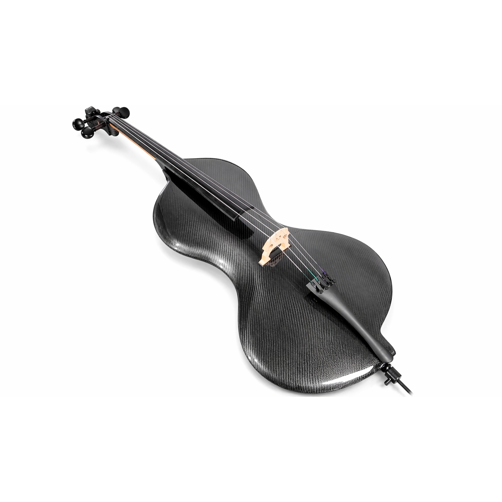 Kinglos CWDT-1311 Black Carbon Fiber 4/4  Elektro Çello 1