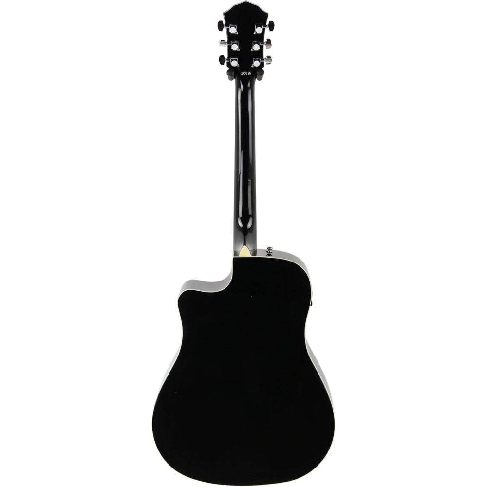 Fender FA-125CE Dreadnought Ceviz Klavye Black Elektro Akustik Gitar 3