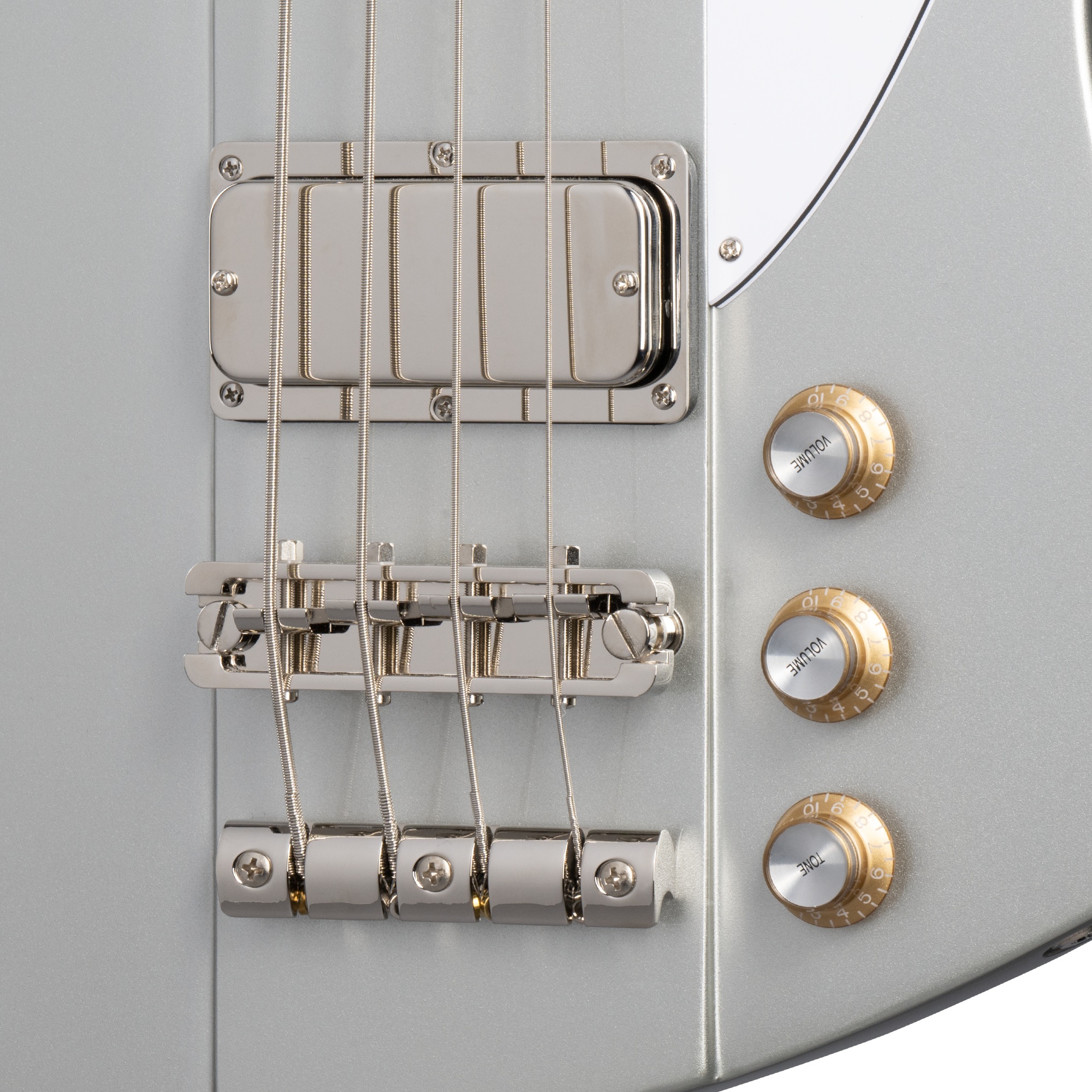 Epiphone Thunderbird '64 4 Telli Bas Gitar (Silver Mist) 5