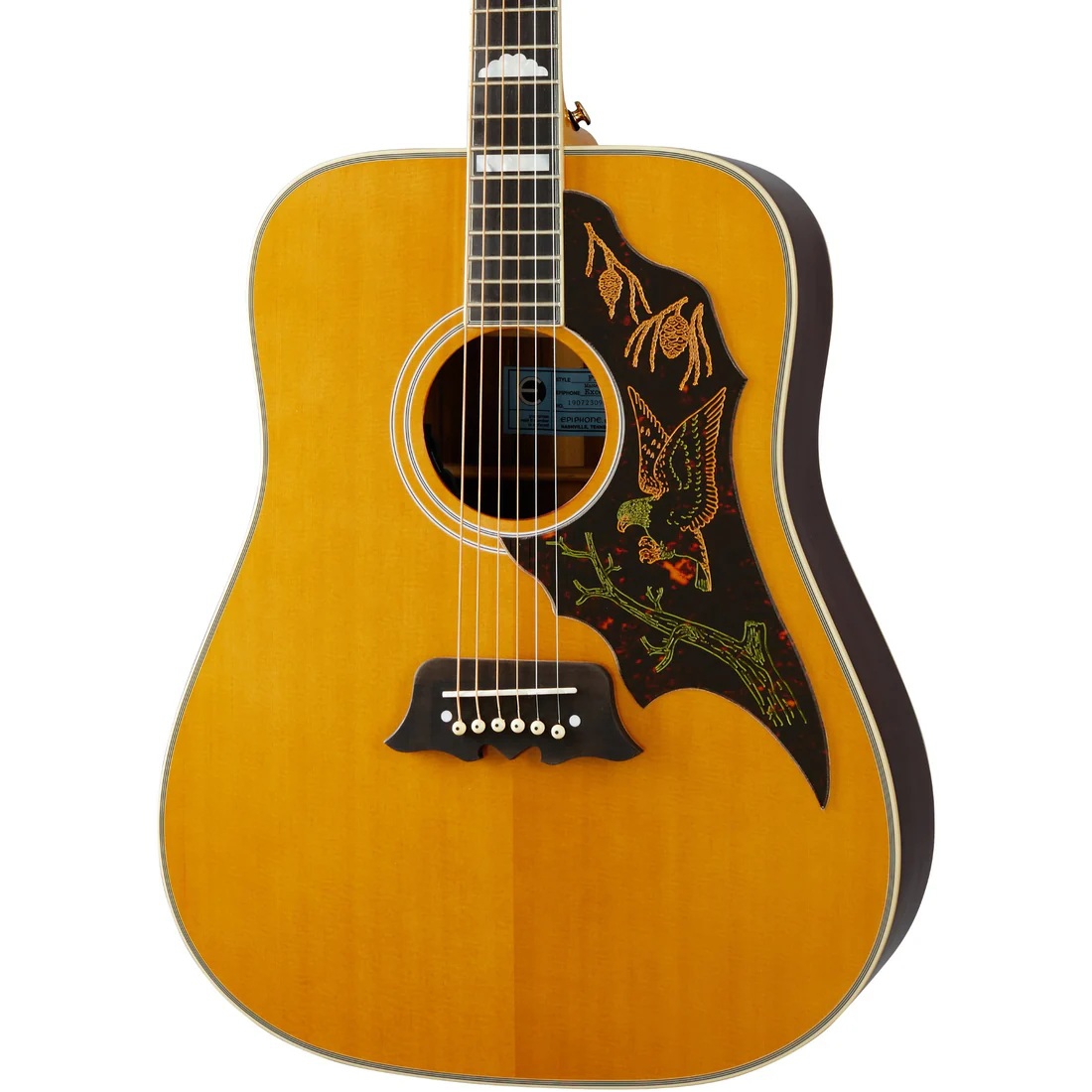 Epiphone Masterbilt Excellente Elektro Akustik Gitar (Antique Natural Aged Gloss) 2