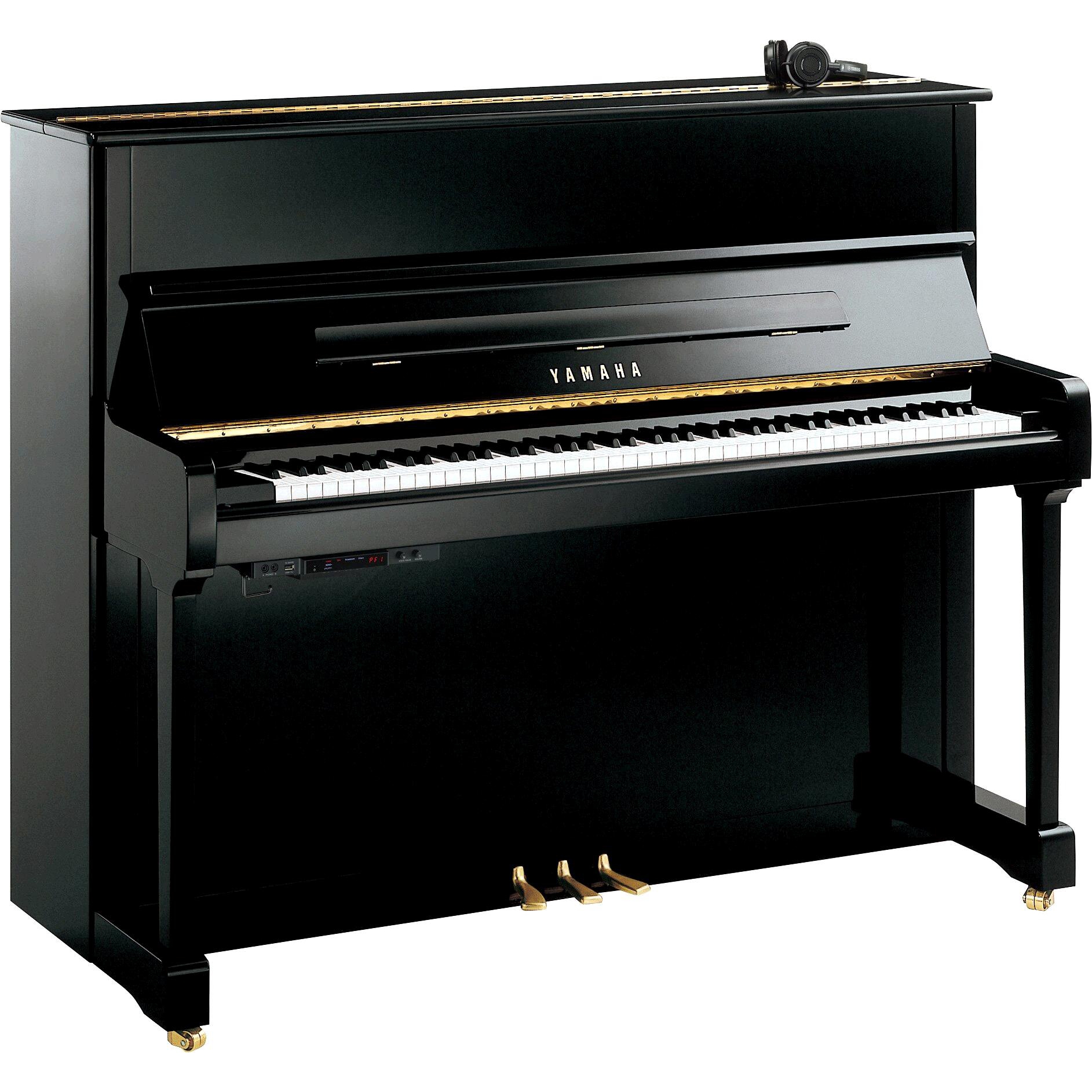 Yamaha P121 SH3 PE Silent Piyano (Parlak Siyah) 1