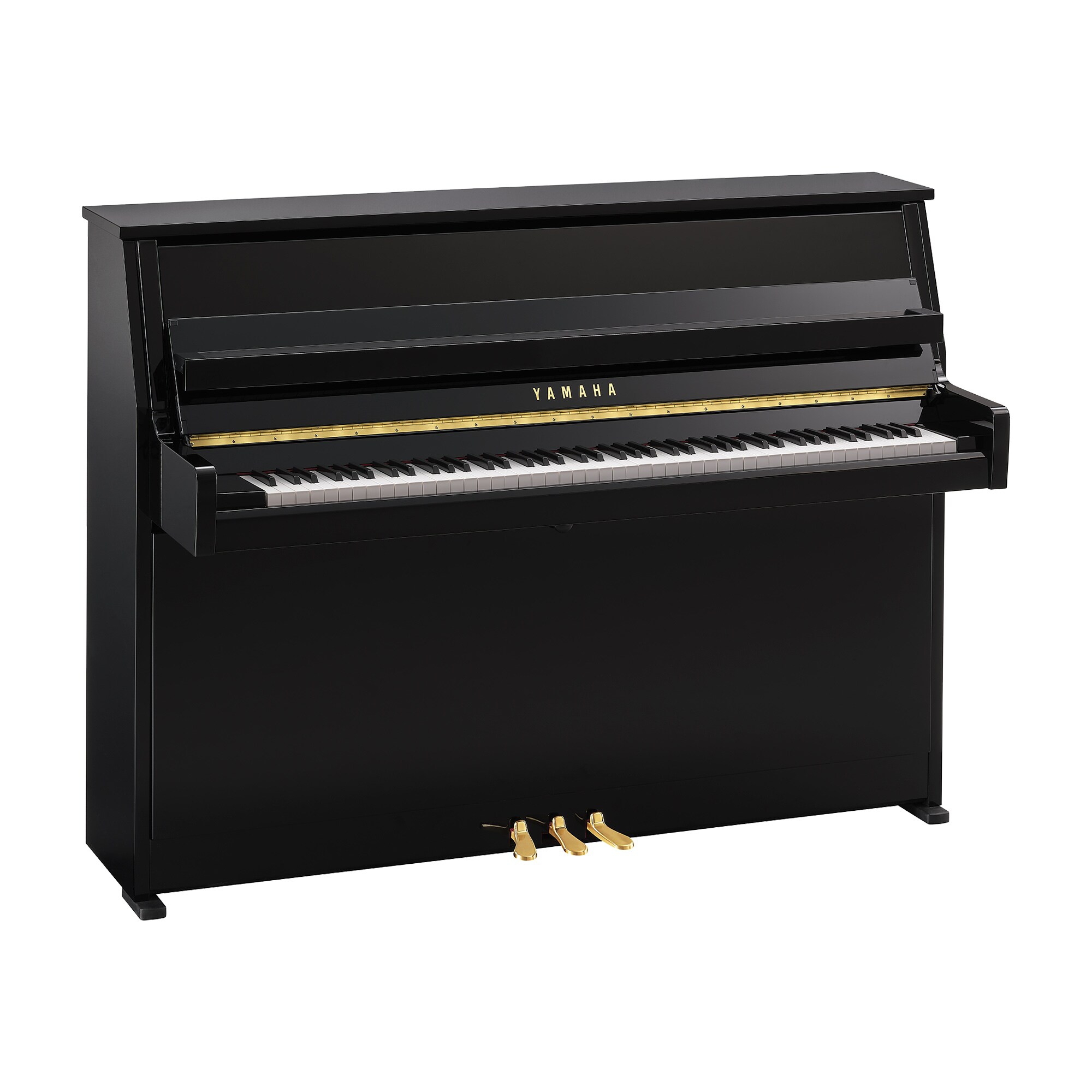 Yamaha B10 Upright Akustik Piyano (Parlak Siyah) 1