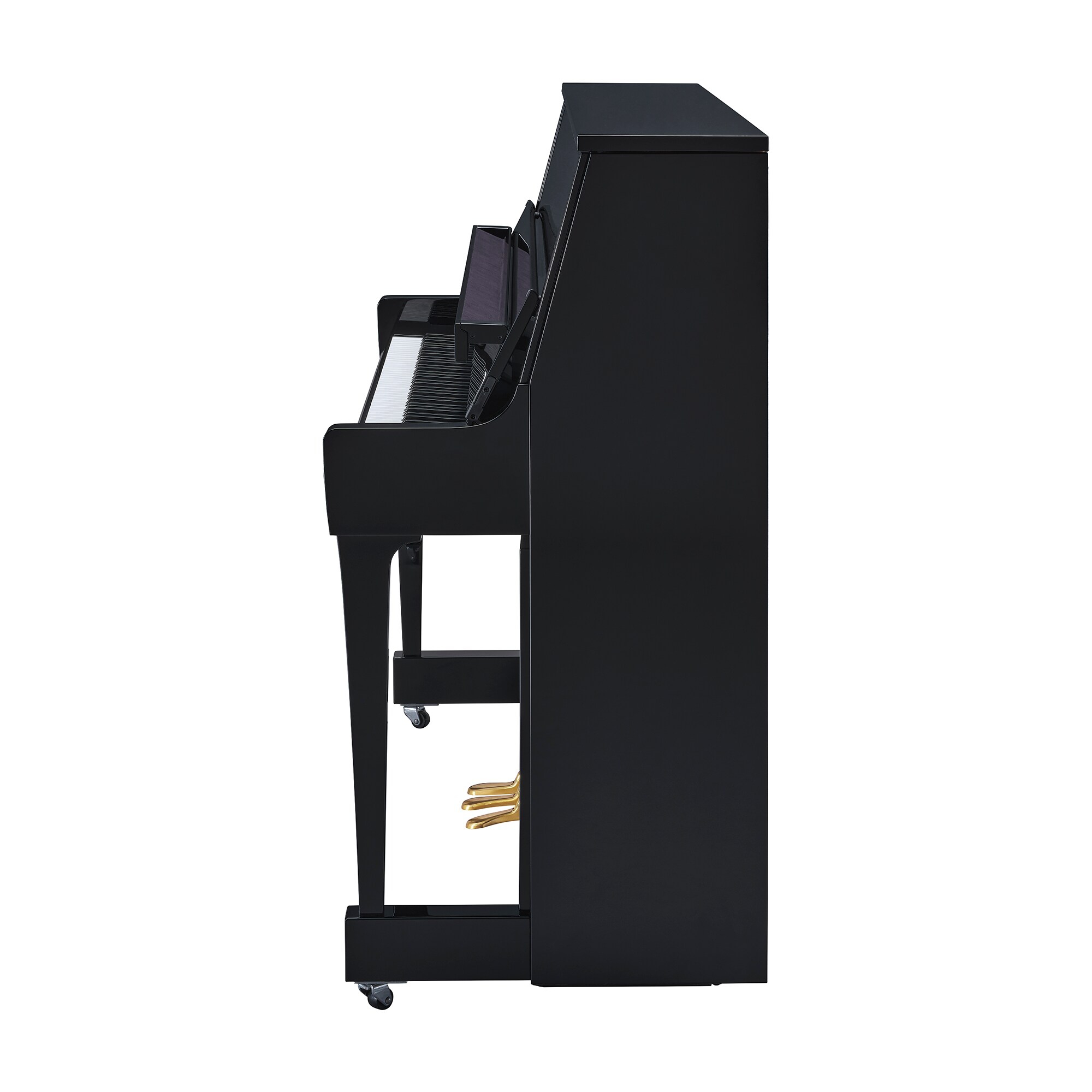 Yamaha B20 SC3 Silent Akustik Duvar Piyano (Parlak Siyah) 3
