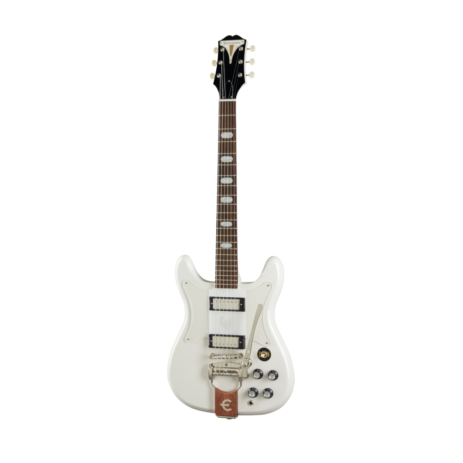 Epiphone Crestwood Custom Tremotone Elektro Gitar (Polaris White) 1