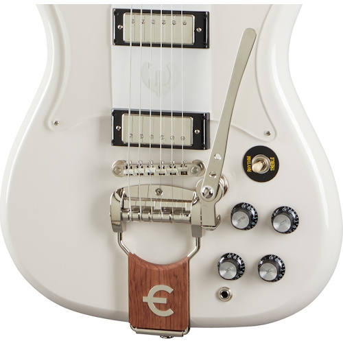 Epiphone Crestwood Custom Tremotone Elektro Gitar (Polaris White) 4